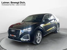 Audi Q2 30 TFSI admired in brillantschwarz klar