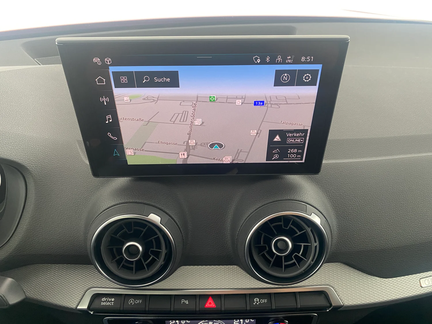 Bild eines Audi Q2 30 TFSI admired