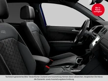 VW Tiguan R-Line TDI SCR 4MOTION DSG in Lapiz Blue Metallic