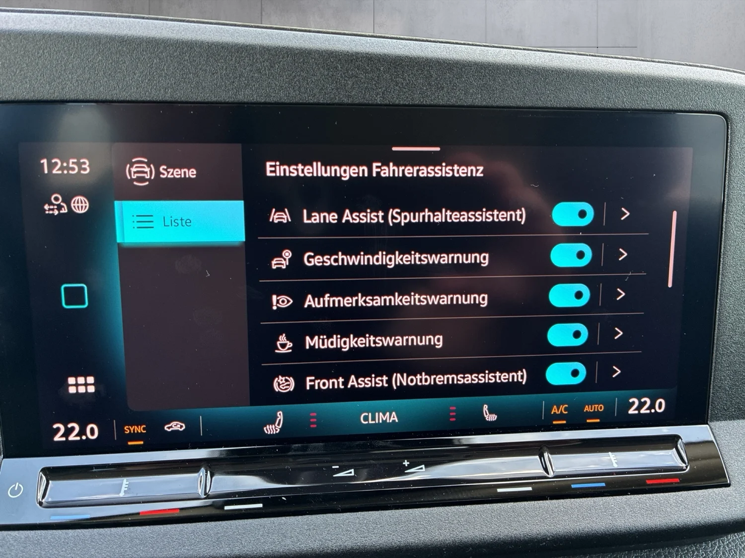 Bild eines VW Caddy Family TDI
