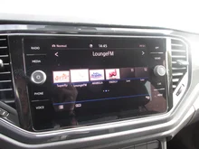 VW T-Roc Sport TSI ACT DSG in White Silver Metallic Dach Schwarz
