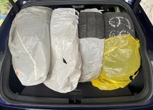 VW Tiguan Allspace R-Line TSI 4MOTION DSG in Atlantik Blue Metallic