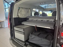 VW Caddy California Camper Maxi TDI in Indiumgrau Metallic