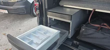 VW Caddy California Camper Maxi TDI in Indiumgrau Metallic