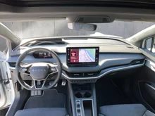 Škoda Enyaq Sportline 85 in Moon-Weiß Metallic
