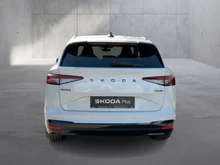 Škoda Enyaq Sportline 85 in Moon-Weiß Metallic
