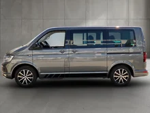 VW Multivan Edition TDI 4MOTION in indiumgrau metallic / Dach schwarz