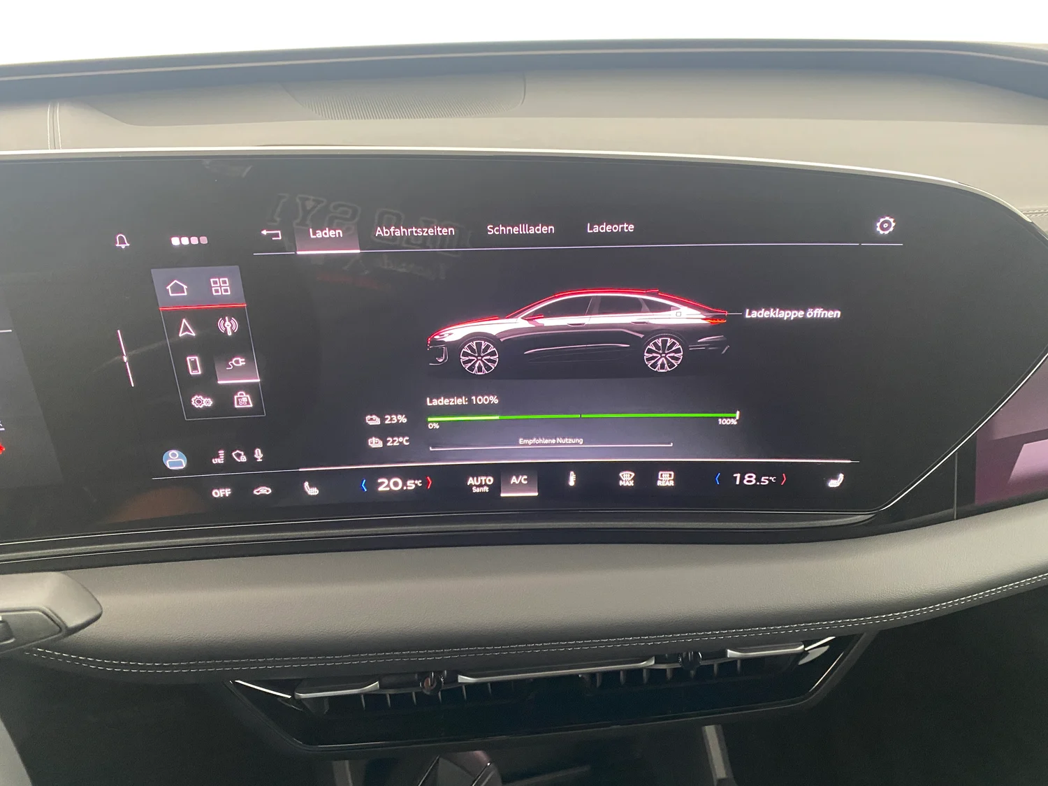 Bild eines Audi A6 Sportback e-tron