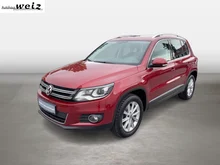 VW Tiguan Sky TSI BMT in wild cherry metallic