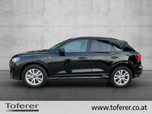 Audi Q3 e-tron 45 TFSI e S line exterieur in Mythosschwarz Metallic