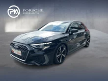 Audi A3 Sportback 30 TDI S line exterieur in Mythosschwarz Metallic
