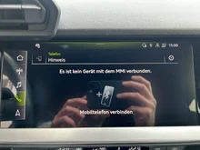 Audi A3 Sportback 30 TDI S line exterieur in Mythosschwarz Metallic