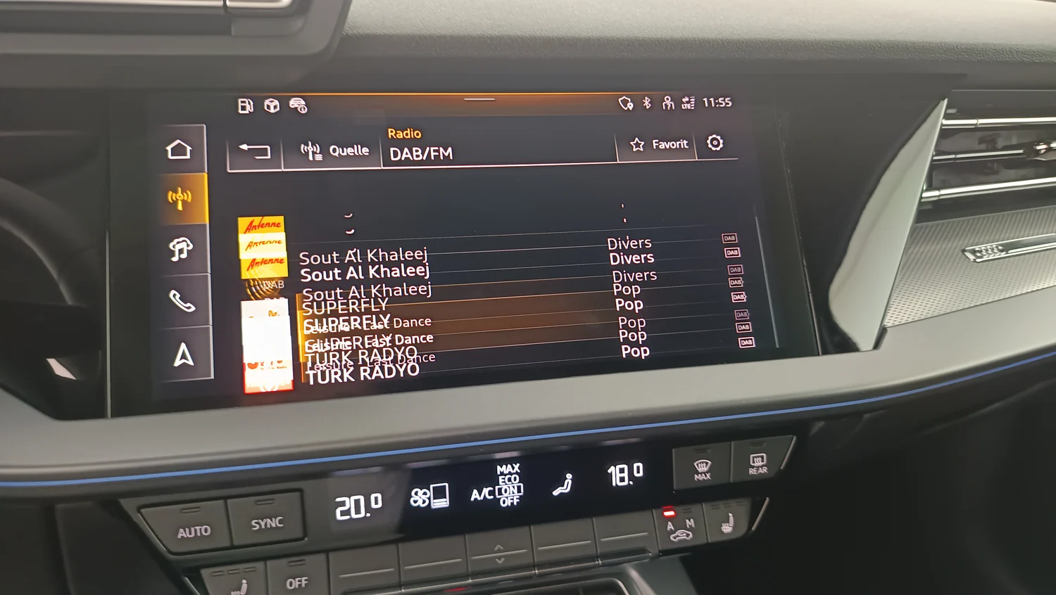 Bild eines Audi A3 Sportback 30 TFSI