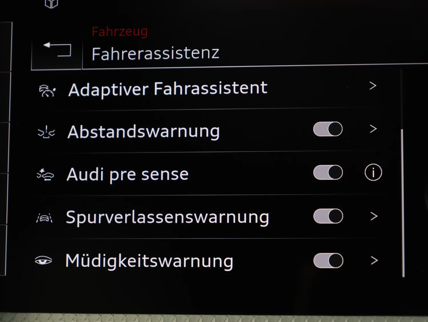 Bild eines A1 Sportback 25 TFSI intense