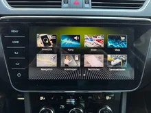 Škoda Superb Combi 4x4 SCOUT TDI DSG in Lava-Blau Metallic
