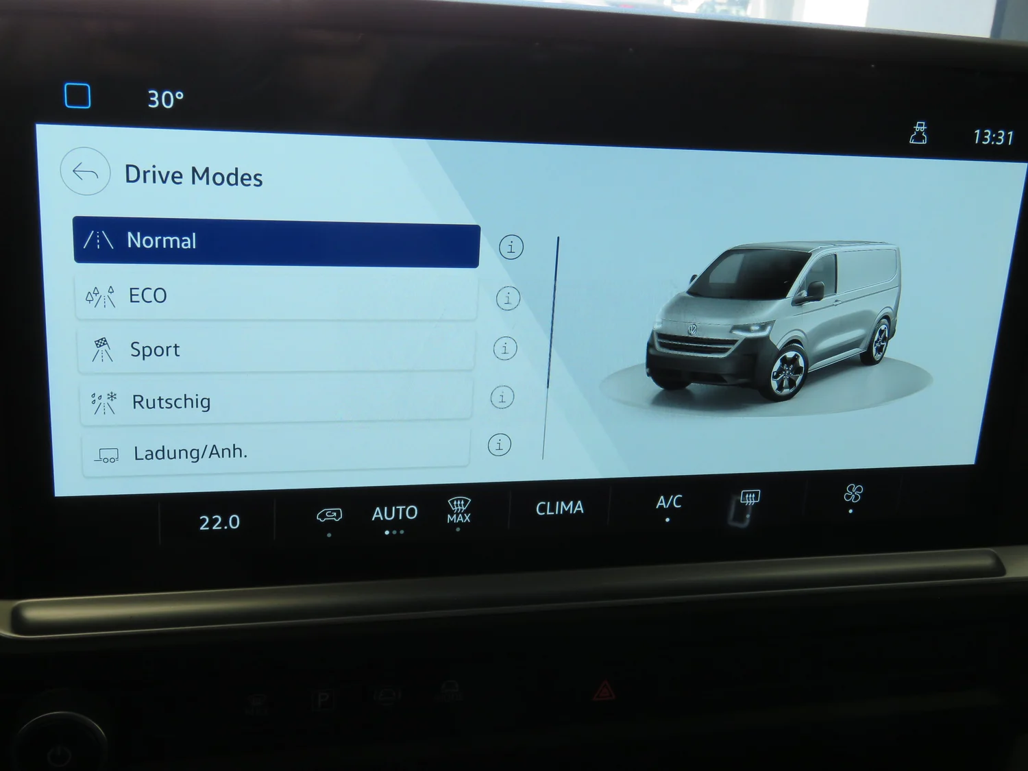 Bild eines e-Transporter Kastenwagen 160 kW