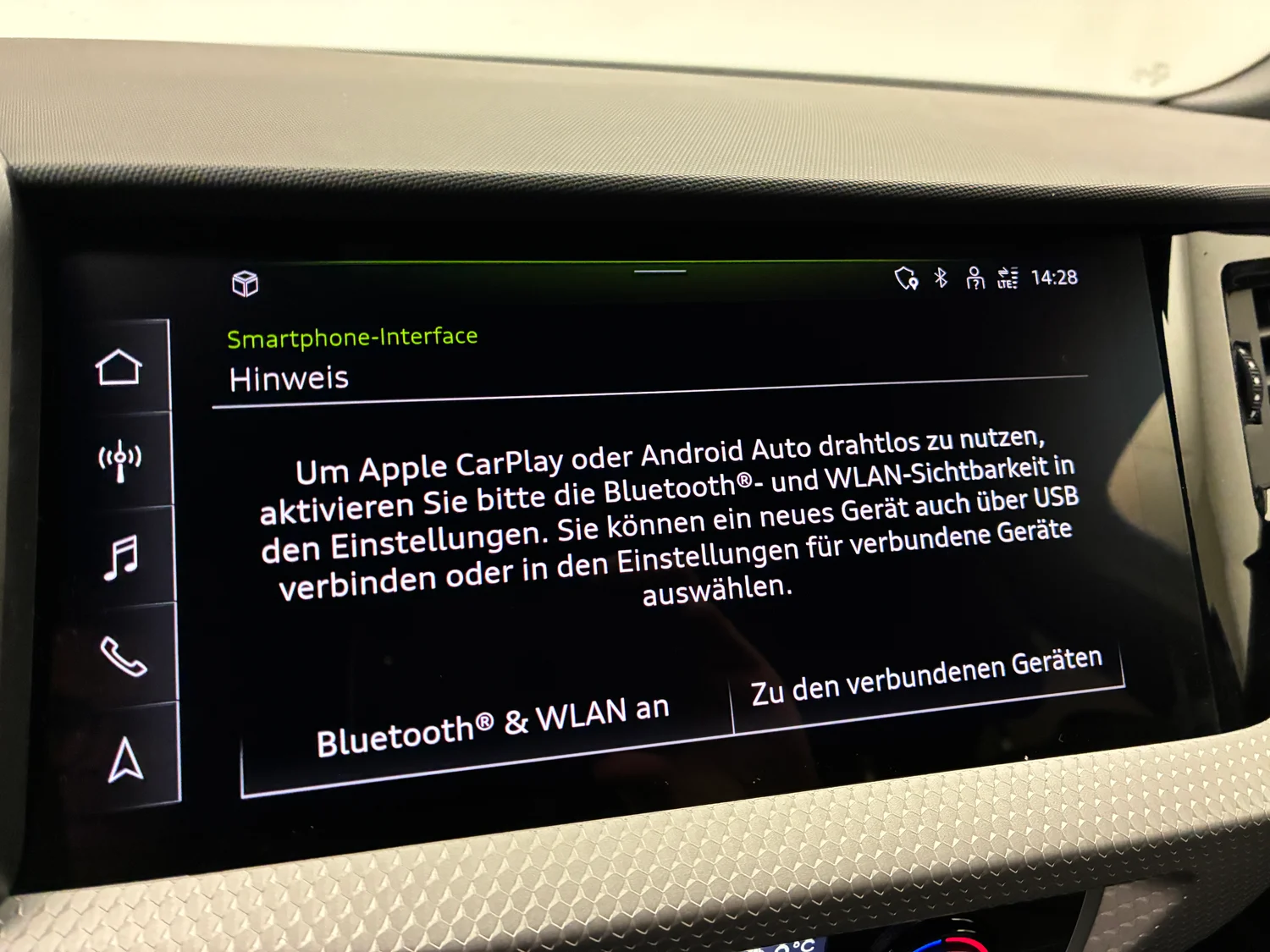 Bild eines Audi A1 Sportback 30 TFSI intense