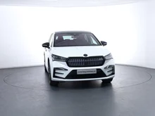 Škoda Enyaq Coupé RS in Moon-Weiß Metallic