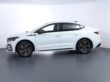 Škoda Enyaq Coupé RS in Moon-Weiß Metallic