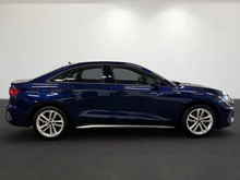 Audi A3 Limousine 35 TDI S line exterieur in Navarrablau Metallic