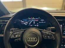Audi A3 Limousine 35 TDI S line exterieur in Navarrablau Metallic