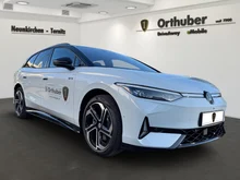 VW ID.7 Tourer GTX 4MOTION 250kW Business in Gletscherweiß Metallic Dach Schwarz