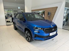 Škoda Karoq Sportline TDI DSG in Race-Blau Metallic