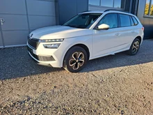 Škoda Kamiq SC TSI in Alaska-Weiß
