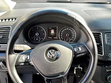 VW Sharan Bus+ TDI SCR 4MOTION DSG 7-Sitzer in Indiumgrau Metallic