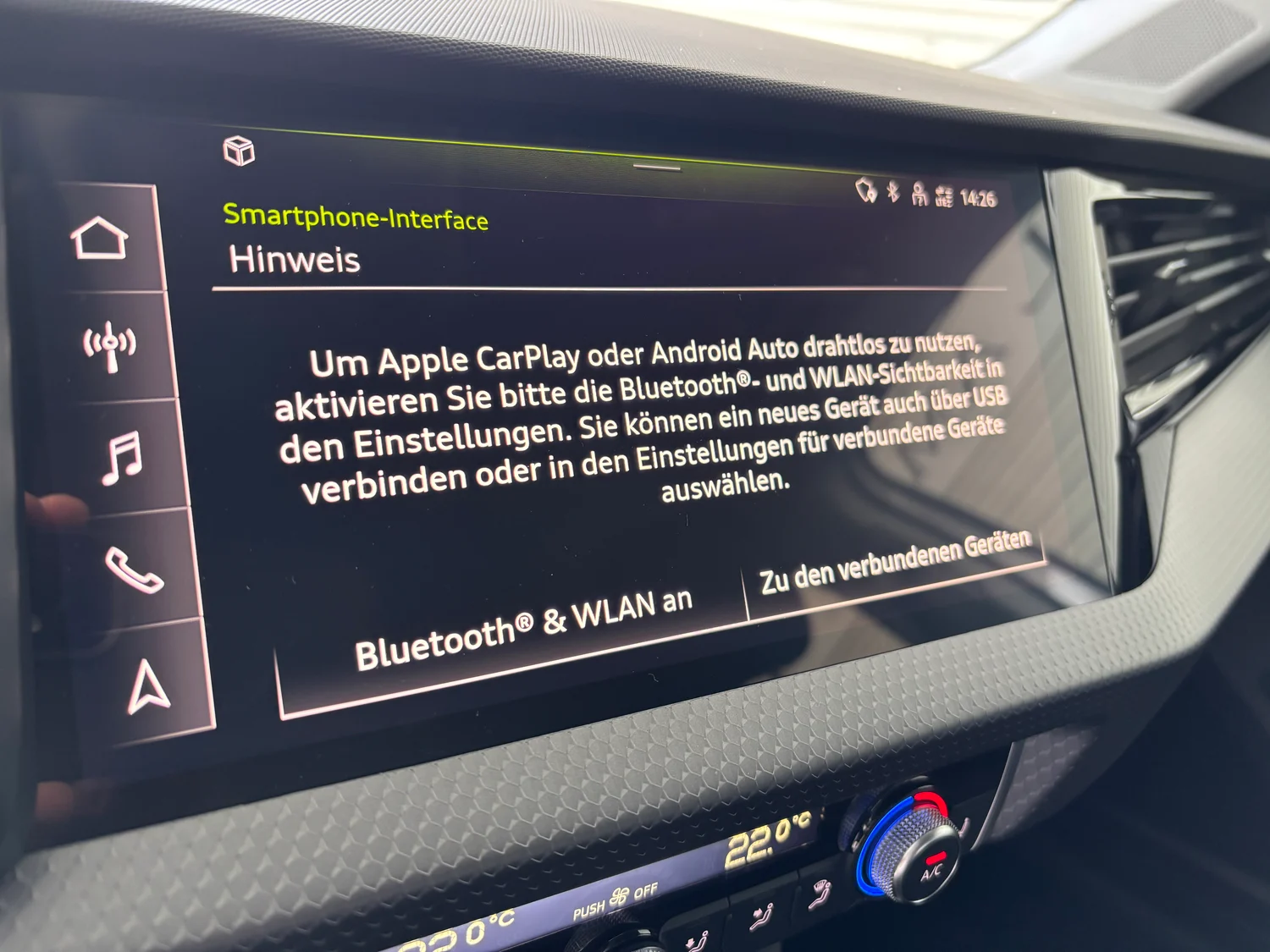 Bild eines Audi A1 Sportback 30 TFSI intense