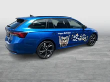 Škoda Octavia Combi Sportline TDI DSG in Race-Blau Metallic