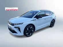 Škoda Enyaq RS in Moon-Weiß Metallic