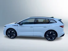 Škoda Enyaq RS in Moon-Weiß Metallic