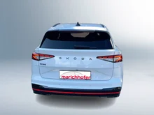 Škoda Enyaq RS in Moon-Weiß Metallic