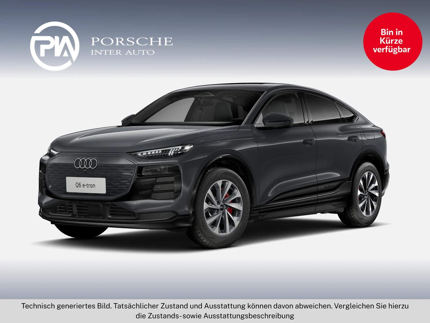Bild eines Audi Q6 Sportback e-tron quattro