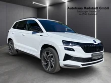 Škoda Karoq 4x4 Sportline TDI DSG in Moon-Weiß Metallic