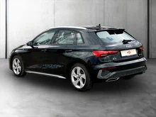 Audi A3 Sportback 35 TDI S line exterieur in MYTHOSSCHWARZ METALLIC