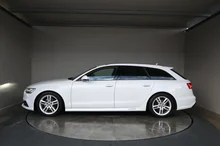 Audi A6 Avant 2.0 TDI quattro intense in gletscherweiß metallic