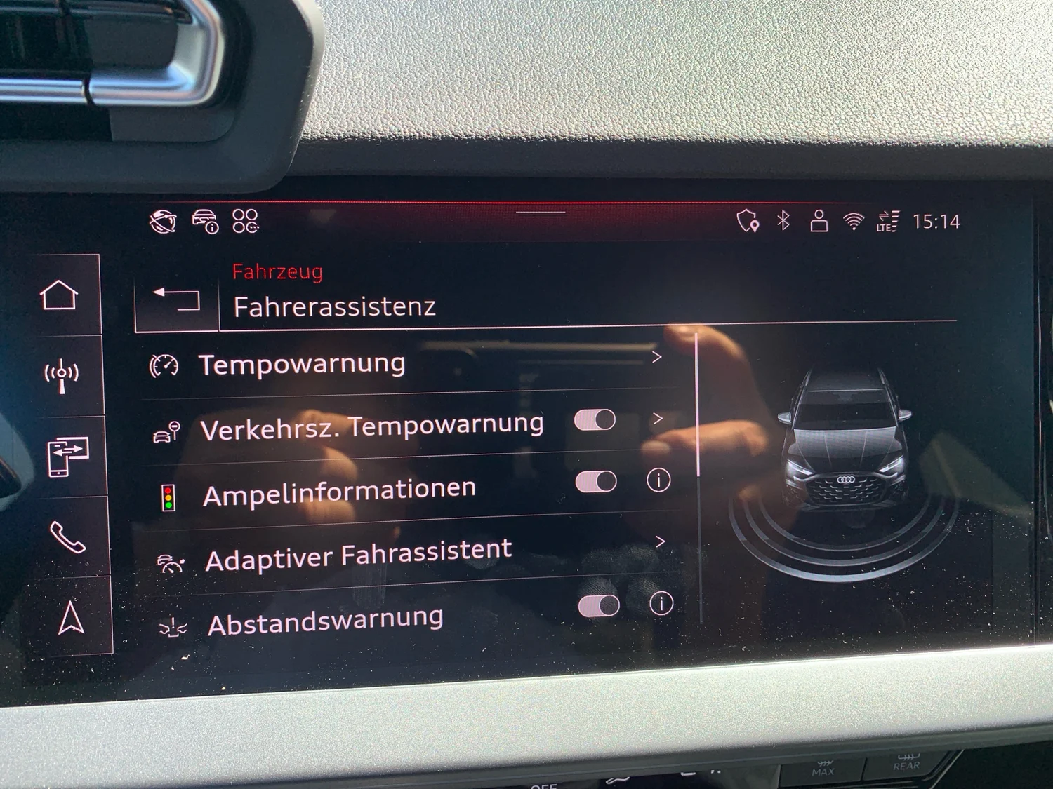 Bild eines A3 Sportback 30 TFSI