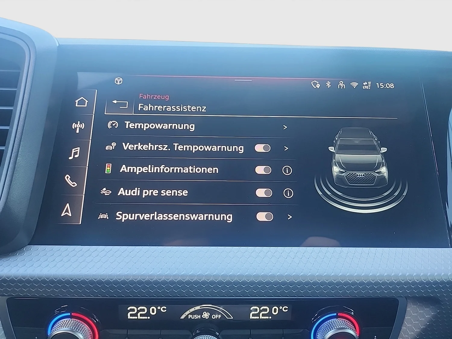 Bild eines A1 Sportback 30 TFSI intense