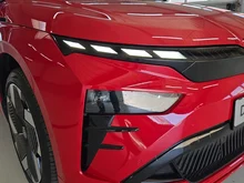Škoda Enyaq Coupé RS in Velvet-Rot Metallic