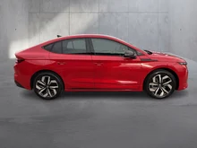 Škoda Enyaq Coupé Sportline 85 in Velvet-Rot Metallic