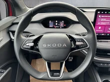 Škoda Enyaq Coupé Sportline 85 in Velvet-Rot Metallic