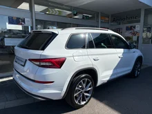 Škoda Kodiaq 4x4 SPORTLINE TDI DSG in Moon-Weiß Metallic