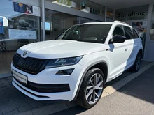 Škoda Kodiaq 4x4 SPORTLINE TDI DSG in Moon-Weiß Metallic