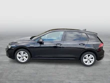 VW Golf Life TSI in Deep Black Perl.