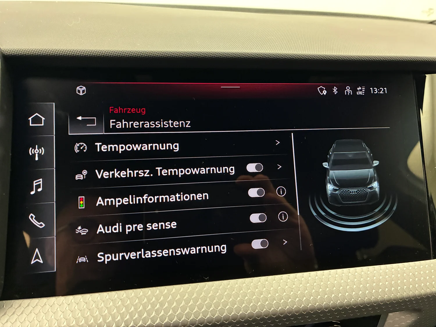 Bild eines Audi A1 Sportback 30 TFSI intense