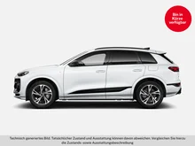 Audi Q6 e-tron quattro in Gletscherweiss Metallic