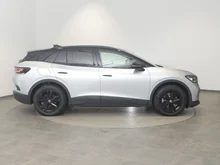 VW ID.4 Pro 4MOTION 220 kW Business -77 kWh in Scale Silver Metallic Dach schwarz
