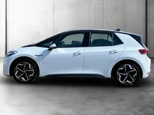 VW ID.3 Pro S 150 kW (5-Sitzer) in Gletscherweiß Metallic Dach Schwarz